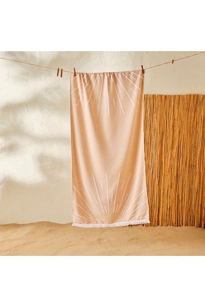 Bella Maison Πετσέτα θαλάσσης Shiney Mustard - 100% βαμβάκι, 75x150 cm
