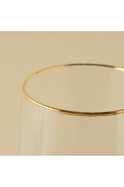 Bella Maison Premium Soft Drink Glass 6 Pack Gold (365 Cc)