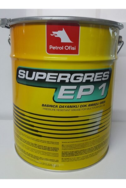 Petrol Ofisi Super Gres Ep 1 15 Kg Lityum Sabunlu Gres