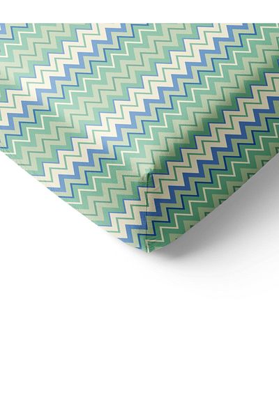 Evmila Ethnic Pattern Printed Double Sheet Set 160x200 Cm - Colorful