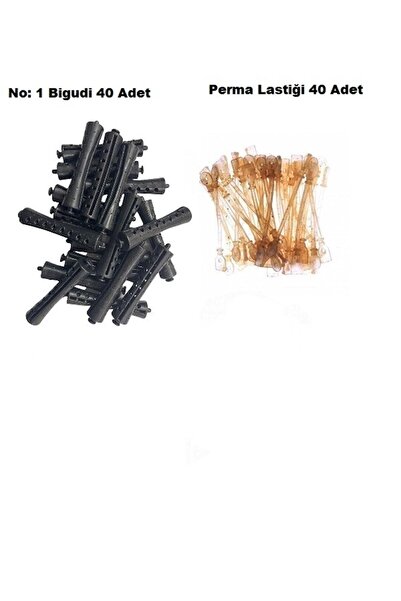 PRO-TECHS Perma Bigudi № 1 (40 Bigudi + 40 Lastik)