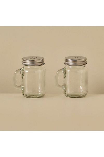 Bella Maison Rovi Salt and Pepper Shaker Natural (7x5,4x8,5 cm)