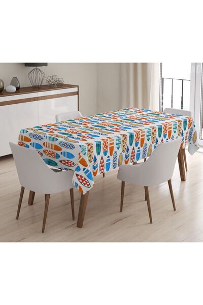 Evmila Скатертина з друкованою оксамитовою фактурою