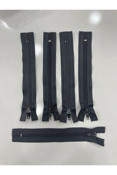 Birce سحاب رمادي 20 سم نوع 10 - 20 قطعة