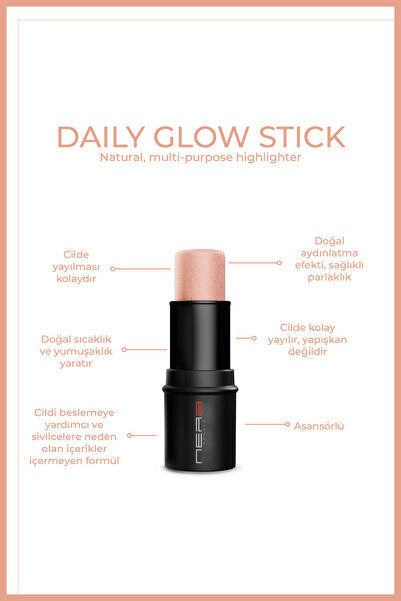 Nera Classy Highlighting Balm, Natural Dreams, Daily Glow Stick