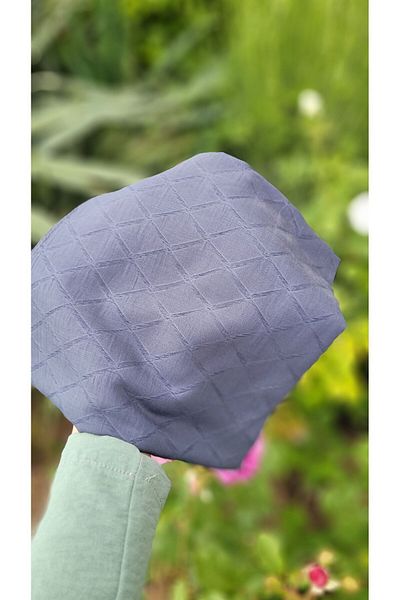 FRESCO SCARFS Petrol Blue Bamboo Jacquard Γυναικεία Hijab Hijab - Κασκόλ 11