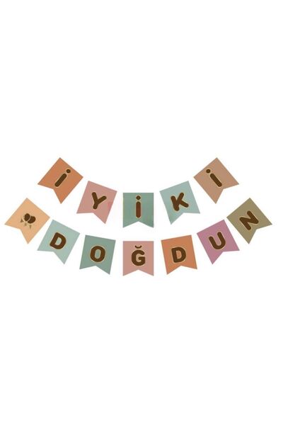 Öztürkpartievi Ρετρό χρώματα Χρόνια πολλά Banner