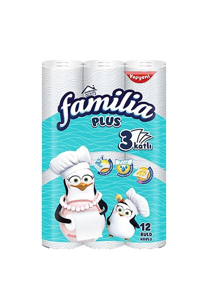 Familia Paper Towel Plus 12 Pieces 3 Layers