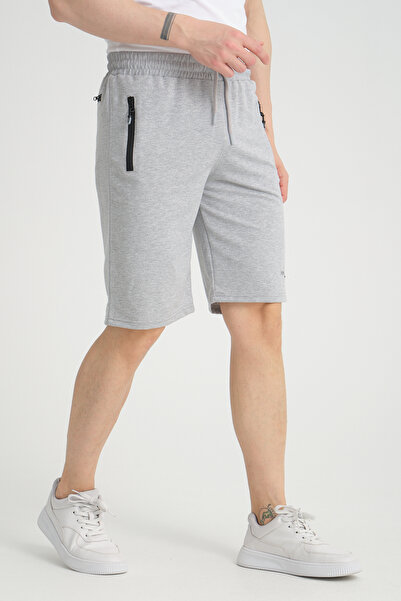 RDR-X Erkek Siyah Lacivert Gri Penye Kumaş 3'lü Bermuda Şort Paketi