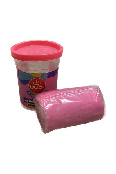Bubu Pink Single Color Play Dough - 125 gr