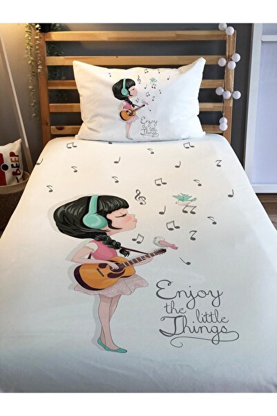 Evmila Digital Printing Musical Girl Cover Pillow Set 1281