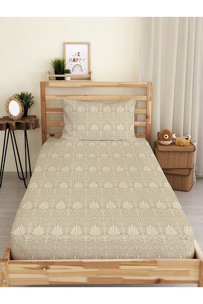 Evmila Modern Pattern Printed Single Elastic Sheet Set Colorful