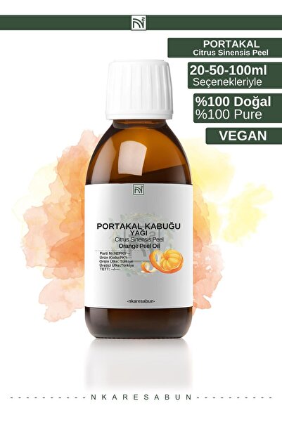 nkare Orange Peel Oil 100% Pure Natural Cold Pressed Oil 20 ml