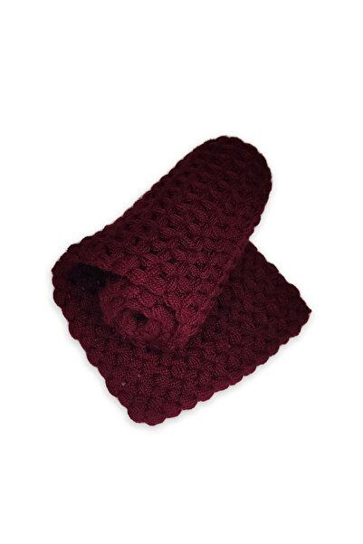 nkare ليفة الظهر الطويلة المصنوعة يدويًا باللون العنابي لليدين والوجه والجسم ...