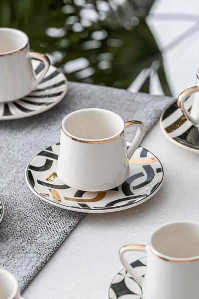 ACAR Petra 6-Person Coffee Cup Set - 90 ml