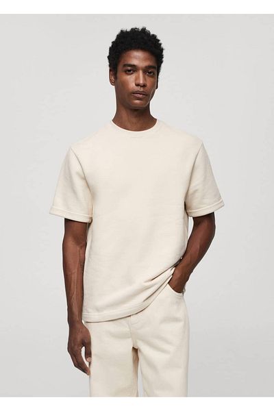 MANGO Man T-Shirt aus Baumwolle