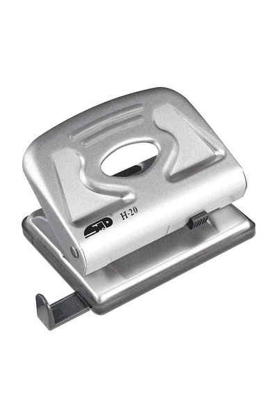 Std Hole Punch Deluxe H-20 Gray
