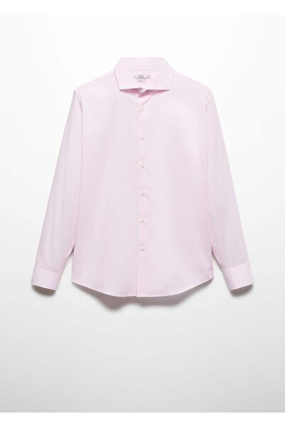 MANGO Man Slim fit mikro çizgili twil gömlek