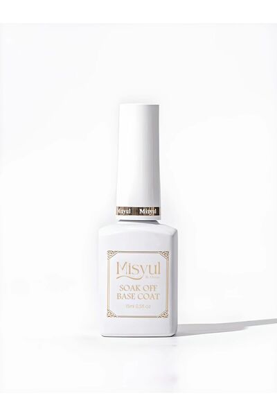 Misyul Soak Off Base Coat Protez Tırnak Kalıcı Oje 15 ml 3351