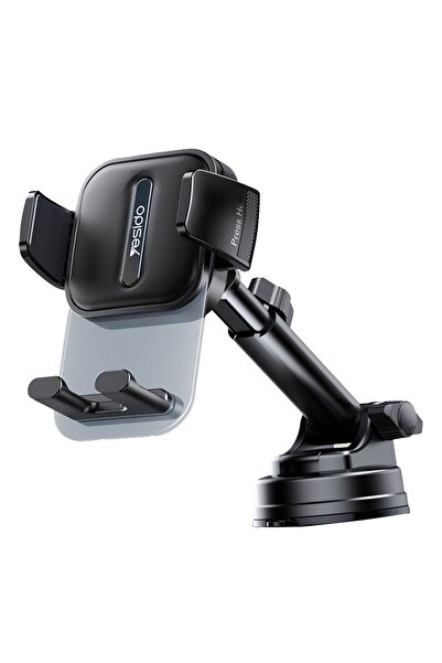 Yesido C261 Yapışkanlı 360 Derece Ayarlanabilir Araç Tutucu - Siyah 376008