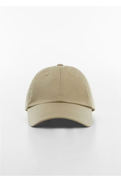 MANGO Man Cotton Visor Hat
