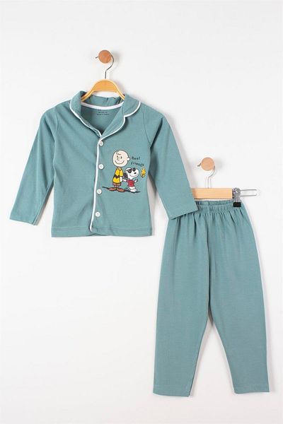 TRENDİMİZBİR Boy's Pajama Set - Snoopy Printed
