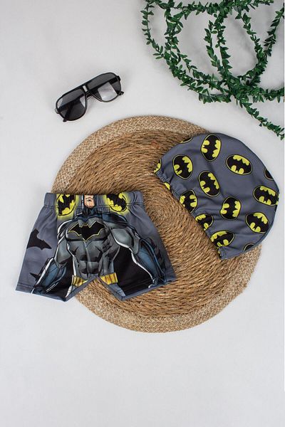 TRENDİMİZBİR Character Printed Baby Boy Boned Sea Shorts