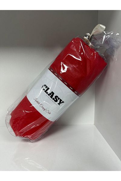 Clasy طقم ملاءات مرنة من Ranforce بنمط مزدوج باللون الأحمر