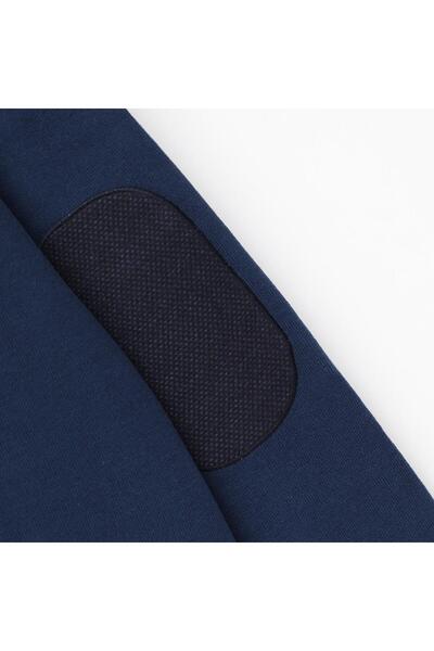 Dio Rise Ανδρικό μακρυμάνικο φούτερ με γιακά πόλο - Pps-2502 - Navy Blue - Marine