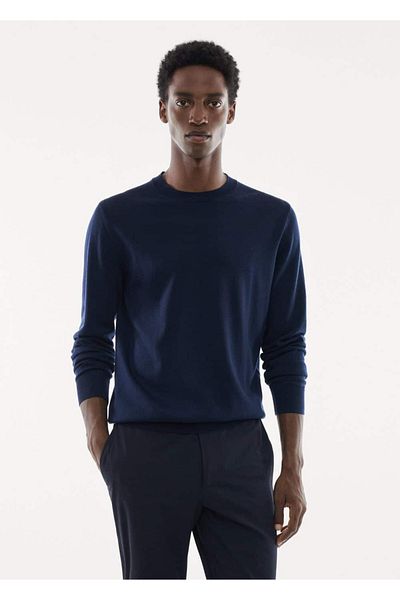 MANGO Man Waschbarer Pullover aus Merinowolle