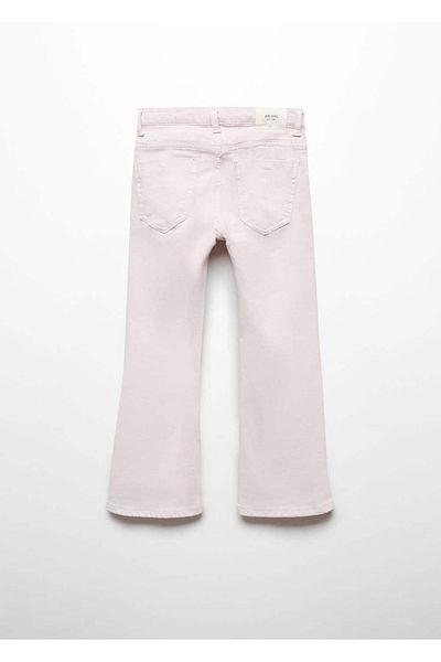 MANGO Kids Jeanshose mit ausgestelltem Bein und Taschen