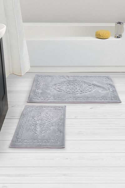Madame Clean Home Damaks Cotton Eco Pachet 2 Mop Gri 100% bumbac