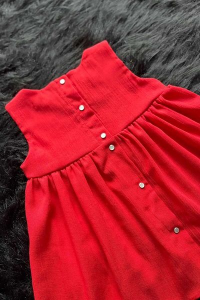 Bertuğ Bebek Rochie Brodat Fata Copil Scutec Sile Floare Rodie Culoare