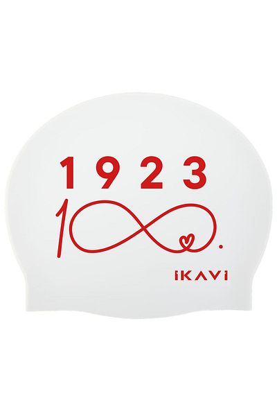 İKAVİ غطاء حمام سباحة من السيليكون مطبوع عليه 1923 مخصص للعام 100