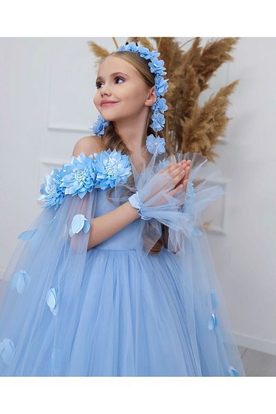 Kids GIRL'S Graduation GOWN, CROWN, GLOVES
