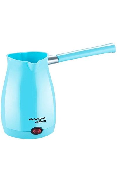 TRENDBULL Blue Electric Plastic Coffee Machine - 5 Cup Capacity