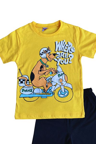 Nisankids Boy's Scooby Doo Printed Suit - 100% Cotton, One Size