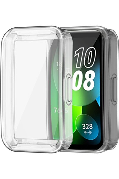 Fibaks Band 8 - 9 - 10 Compatible Case and Screen Protector 360 Full Protection Silicone Case