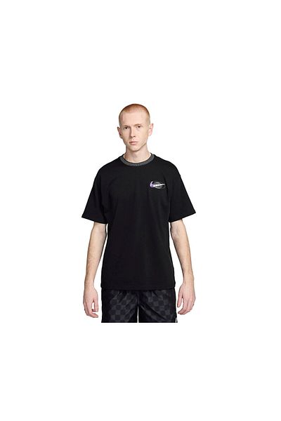 Nike Μαύρο ανδρικό μπλουζάκι casual - M Nsw Tee M90Lbr FV3758-010