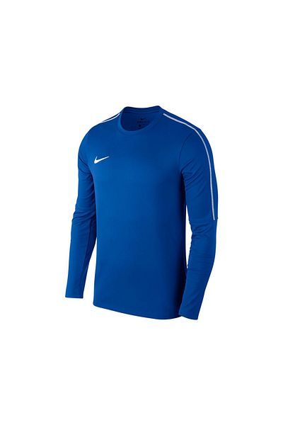 Nike Μπλε ανδρικό μπλουζάκι ποδοσφαίρου - μακρυμάνικο, Dry Park18 Crew Top, AA2088-463