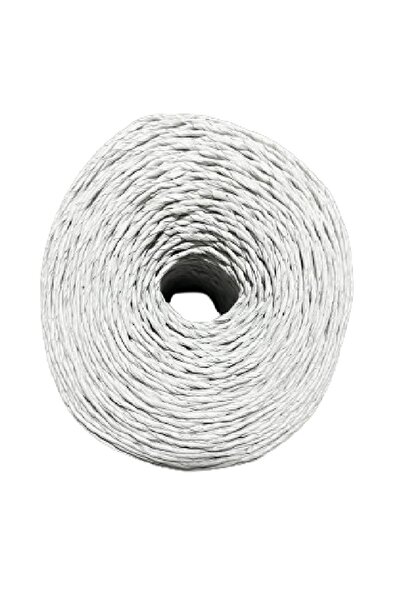 DlrS Καπέλο και τσάντα από λευκό χαρτί ασβεστίου - Διακόσμηση με κορδόνια από...