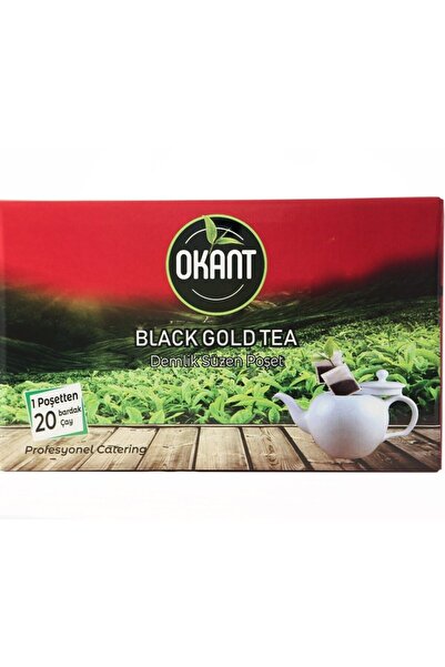 Okant Demlik Poşet Okan Adet 40gr.koli 6kg Lüx.siyah Çay