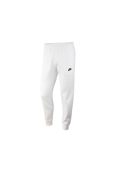 Nike Λευκό ανδρικό αθλητικό παντελόνι - M Nsw Club Jggr Bb BV2671-100 Καθημερινή χρήση