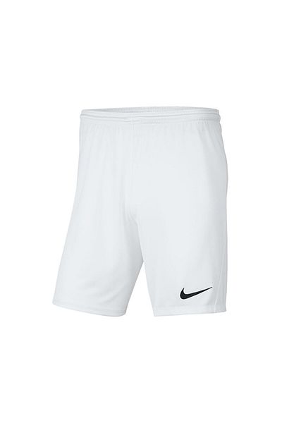 Nike Λευκό παιδικό σορτς ποδοσφαίρου - Y Nk Dry Prk Drby II Jsy SS BV6865-100
