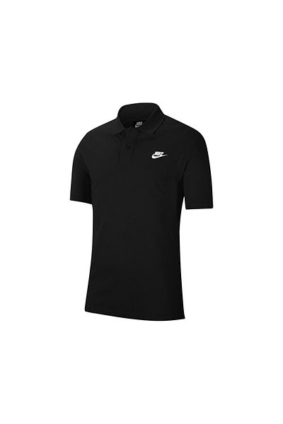 Nike Μαύρο ανδρικό μπλουζάκι πόλο - M Nsw Spe, Matchup Pq CJ4456-010 Casual