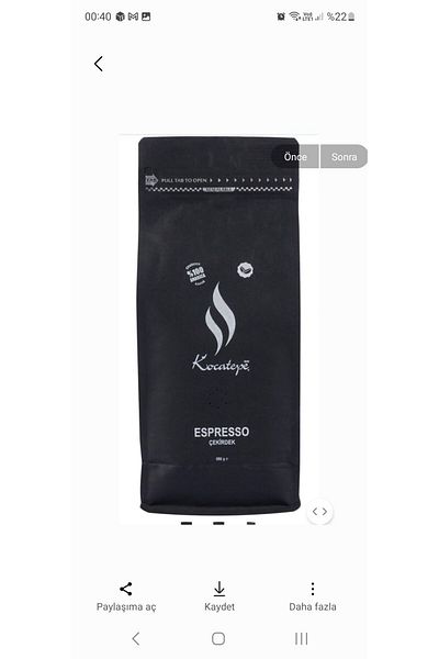 KOCATEPE KAHVE Espresso Core 500 Gr X 6 Pieces
