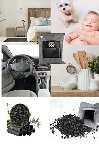 RELATOS Hava Temizleme Torbası 100g Araba- Dolap- Banyo- Evcil Hayvan Koku Gi...