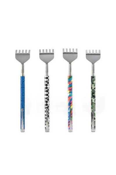 RELATOS Teleskobik Metal Uzayan Sırt Kaşıyıcı Çok Renkli - Backscratcher Prın...