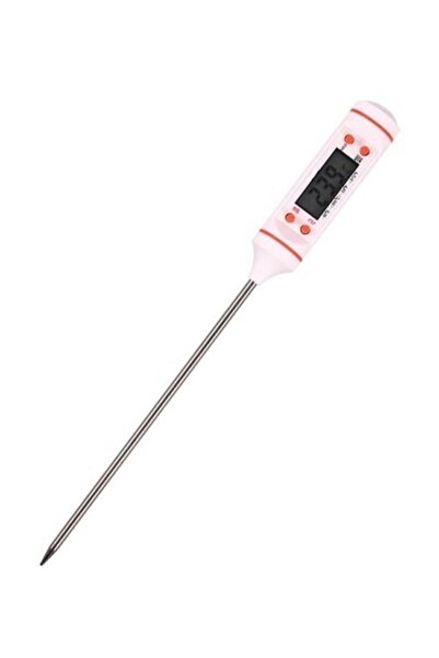 RELATOS Dijital Et Süt Termometresi Sıvı Derecesi Saplamalı Isı Ölçer Gıda Te...