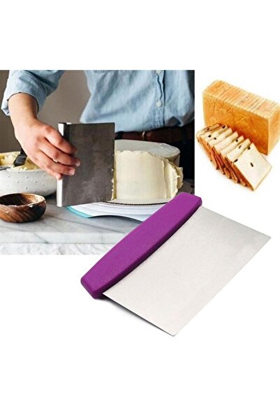 RELATOS Çelik Hamur Kesici Kazıyıcı Pasta Kek Dekorasyon Spatula Aleti